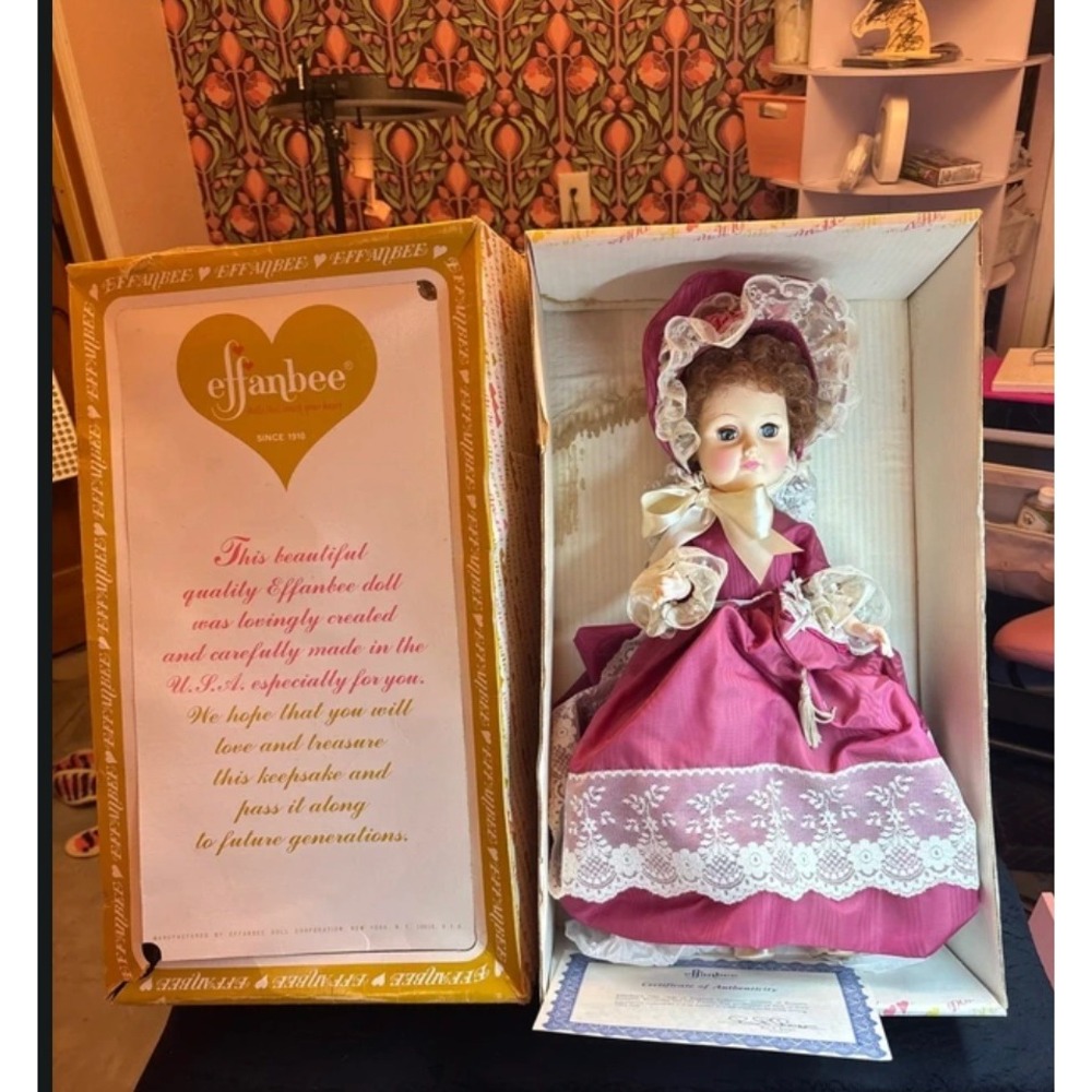 Effanbee Age of Elegance Collection Brussels Doll 1984 Vintage COA Boxed